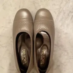 tre nove シルバー　フラットシューズ　高島屋通販