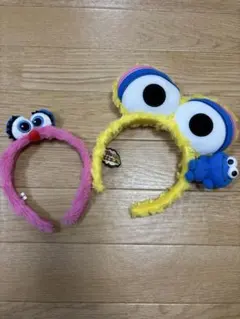 USJ エルモ・クッキーモンスター カチューシャセット