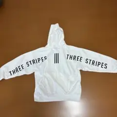 adidas THREE STRIPES フード付きスウェット