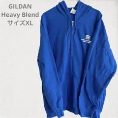 GILDAN Heavy Blend XL 青 パーカー