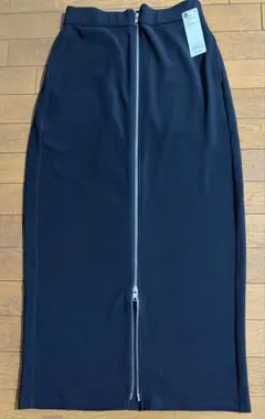新品タグ付き GUフロントジップタイトスカート