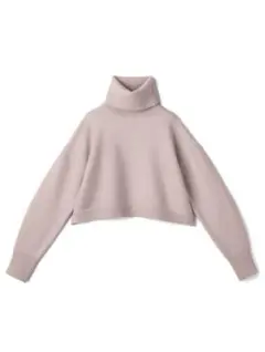 【新品】grl グレイル　タートルネッククロップド丈ニットトップス[dr418]