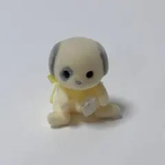 【レア】 シルバニアファミリー アイボリーイヌ 赤ちゃん 犬 おすわりタイプ
