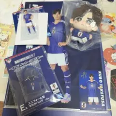 一番くじ サッカー日本代表 久保建英選手セットのサムネイル