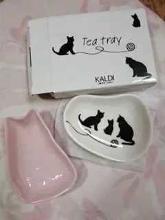 KALDI 猫のティートレイ、ノーブランドの小皿のサムネイル