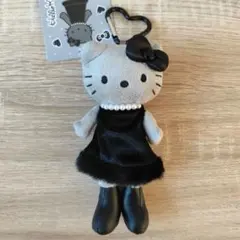 【新品】ハローキティ　スタイルアップマスコット　ドレス　チャーム　グレー