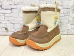 プーさん スノーブーツ 18cm 裏起毛 キッズ 子供用 ジュニア ヴィンテージ