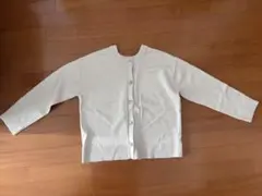 GU アイボリー 長袖カーディガン S