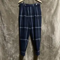 極希少 美品 日本製 HAVERSACK ATTIRE ビッグチェックスラックスのサムネイル