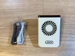 Toffy LEDハンズフリーファン(アッシュホワイト)のサムネイル