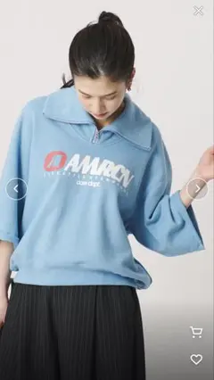 Americana ジップショートスリーブ　スウェット　アメリカーナ　試着のみ