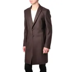 KAZUYUKI KUMAGAI オフスケールメルトン ロングコート　 2