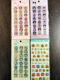 【正規品】サンリオおはじきふうシール SWIMMER　フルーツ　シール