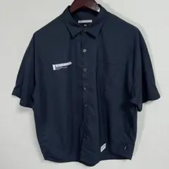 Broad S/S Work Shirt NAVY Mサイズ - メルカリ