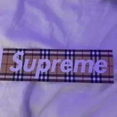 Supreme x Burberry box logo sticker