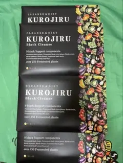 新品未開封★FABIUS KUROJIRU 黒汁 ブラッククレンズ 4箱セット⁠のサムネイル