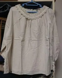 新品 サマンサモスモス 襟レースブラウス
