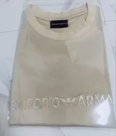 EMPORIO ARMANI Tシャツ ベージュ XL