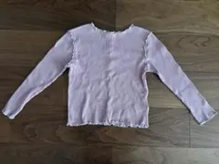 プティマイン長袖Tシャツ　薄いピンク130