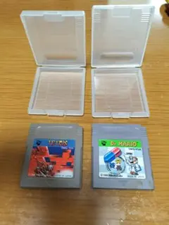 GAMEBOYソフト　TETRIS、Dr.MARIO