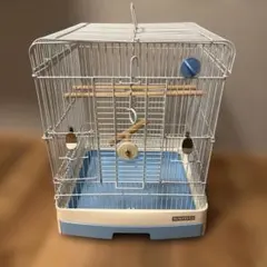 SANKO 鳥かご ホワイト ブルーのサムネイル