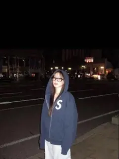 Supreme S Logo Zip Up Hooded Sweatshirt