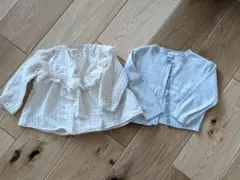シャツとカーディガンセット