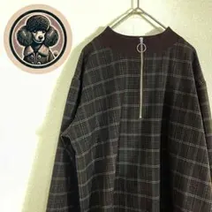 【ヴィンテージ　ハーフジップ　TK チェック】のサムネイル