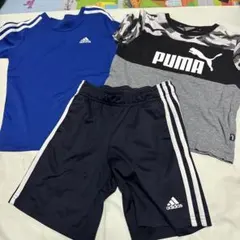 男の子 Tシャツ PUMA adidas 120