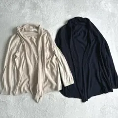 Mサイズ Lサイズカーディガン 2色セット
