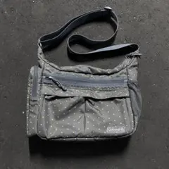 y2k coleman 水玉 ドット ショルダー エディターズバッグ テック系
