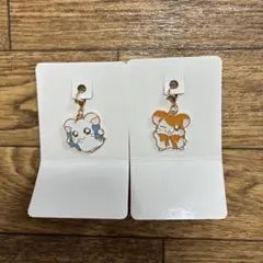 とっとこハム太郎　リボンちゃん　ハム太郎　2つセット　メタルチャーム