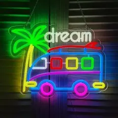 ネオン祭り 最安値 在庫限り【サーファーDREAM／ LEDネオンサインj