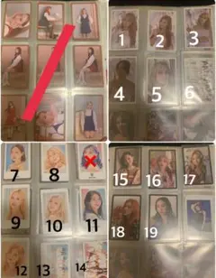 未使用 TWICE トレカ ラントレ バラ売り可