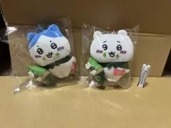 ちいかわ ぬいぐるみキーチェーン 「抹茶ソフト」  2種セット  京都限定