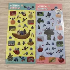 スンスン クリアシール 2点セット　シートシール