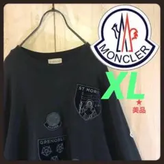 モンクレール スウェット ワッペン刺繍ロゴ満載