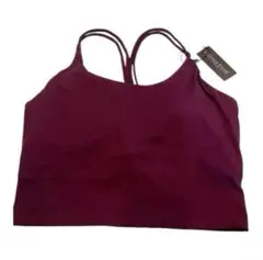 ラクして美胸◎ナイトブラ兼用Lワイン色