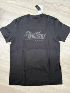 DIESEL タグ付き新品ブラックTシャツ　メンズL