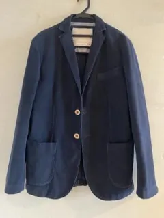 Nationality ネイビー コットン ジャケット　ラルディーニ