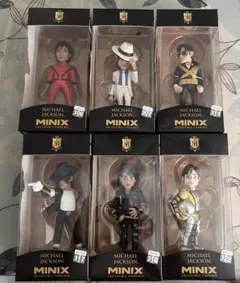 マイケルジャクソン・フィギュア・ MINIX・3体セット MINIX Michael Jackson フィギュア 6体セット - メルカリ