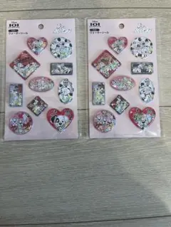 新品　正規品　セリア　ディズニー ウォーターシール 101 2枚