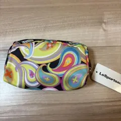 【新品)LeSportsac ペイズリー柄 ポーチ