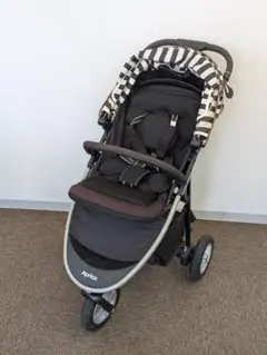 送料込 付属品完備 Aprica スムーヴ AB アースストライプ 3輪