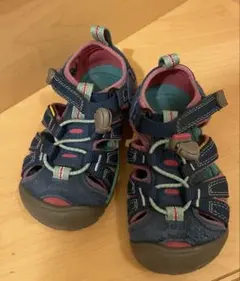 KEEN キッズ サンダル ネイビー/ピンク 目測15センチのサムネイル