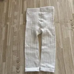 ホワイト ストライプ ベビーレギンス 95cm未満