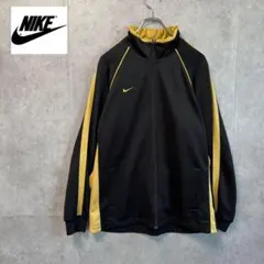 【Y2K】 ナイキ トラックジャケット ジャージ 黒✕金 L