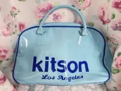 【新品】キトソン　kitson ボストンバック　水色　タグあり
