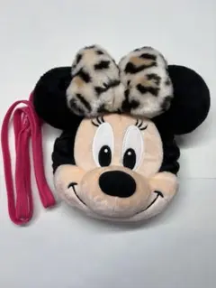 ヒョウ柄ミニーポシェット　レオパード柄 ディズニー ポーチ