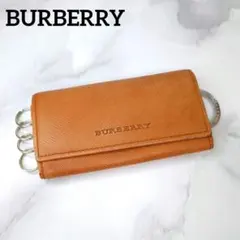 BURBERRY バーバリー キーケース 4連 リング ブラウン ノバチェック